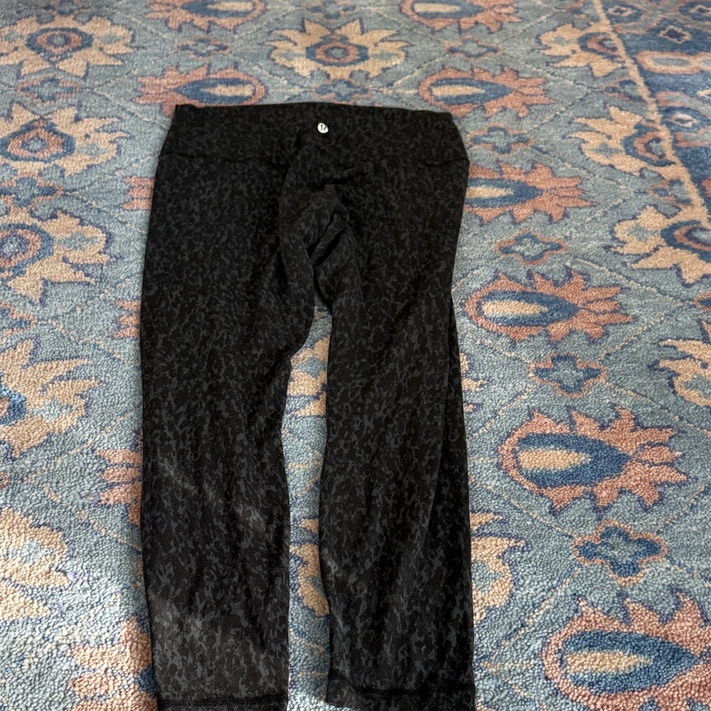 Lululemon align leopard Black Patterned Leggings - Picture 3 of 4